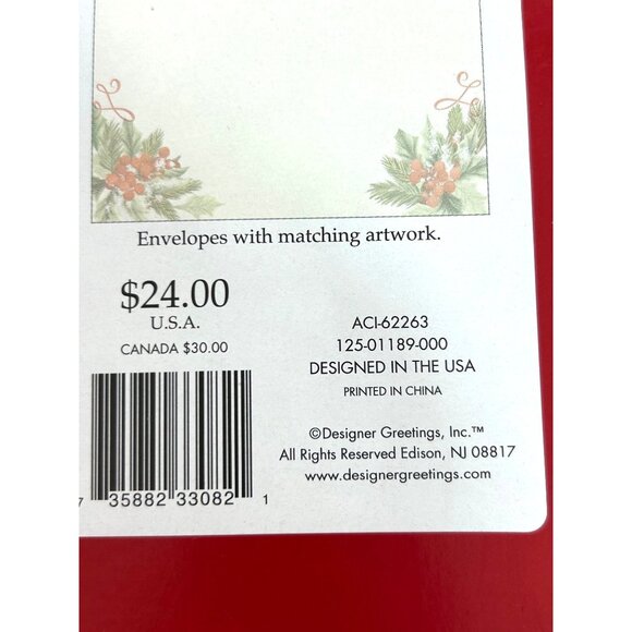 Christmas Cards 2 Boxes 14 cards Matching Envelopes & Seals Holiday Robin Winter - Picture 8 of 9